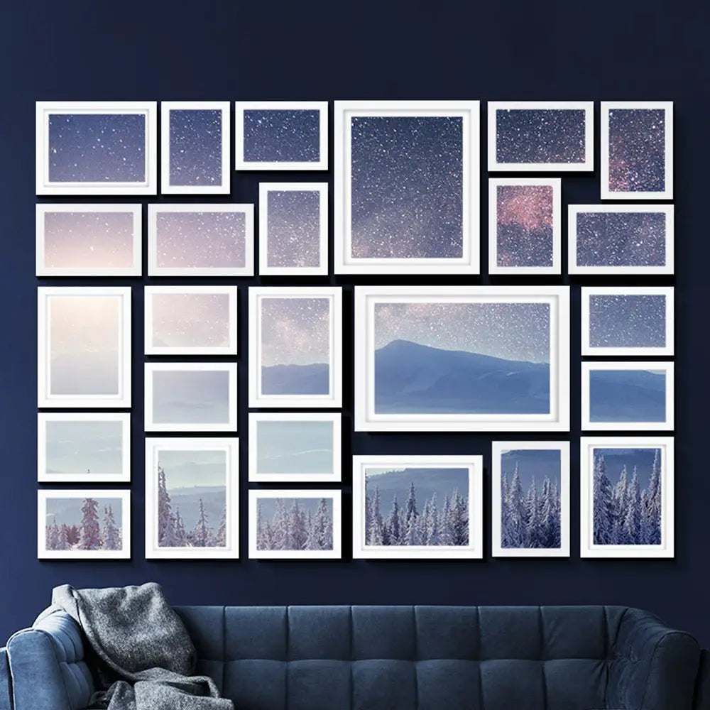 Artiss Photo Frames Art Holder 26PCS 8x10’’ 5x7’’ 4x6’’ 3.5x5’’ White - Home & Garden > Decor > Picture Frames