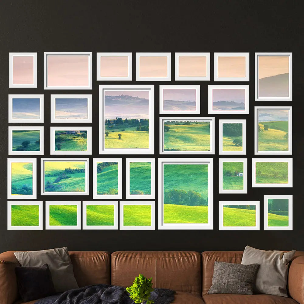 Artiss Photo Frames Art Holder 30PCS 8x10’’ 5x7’’ 4x6’’ 3.5x5’’ White - Home & Garden > Decor > Picture Frames