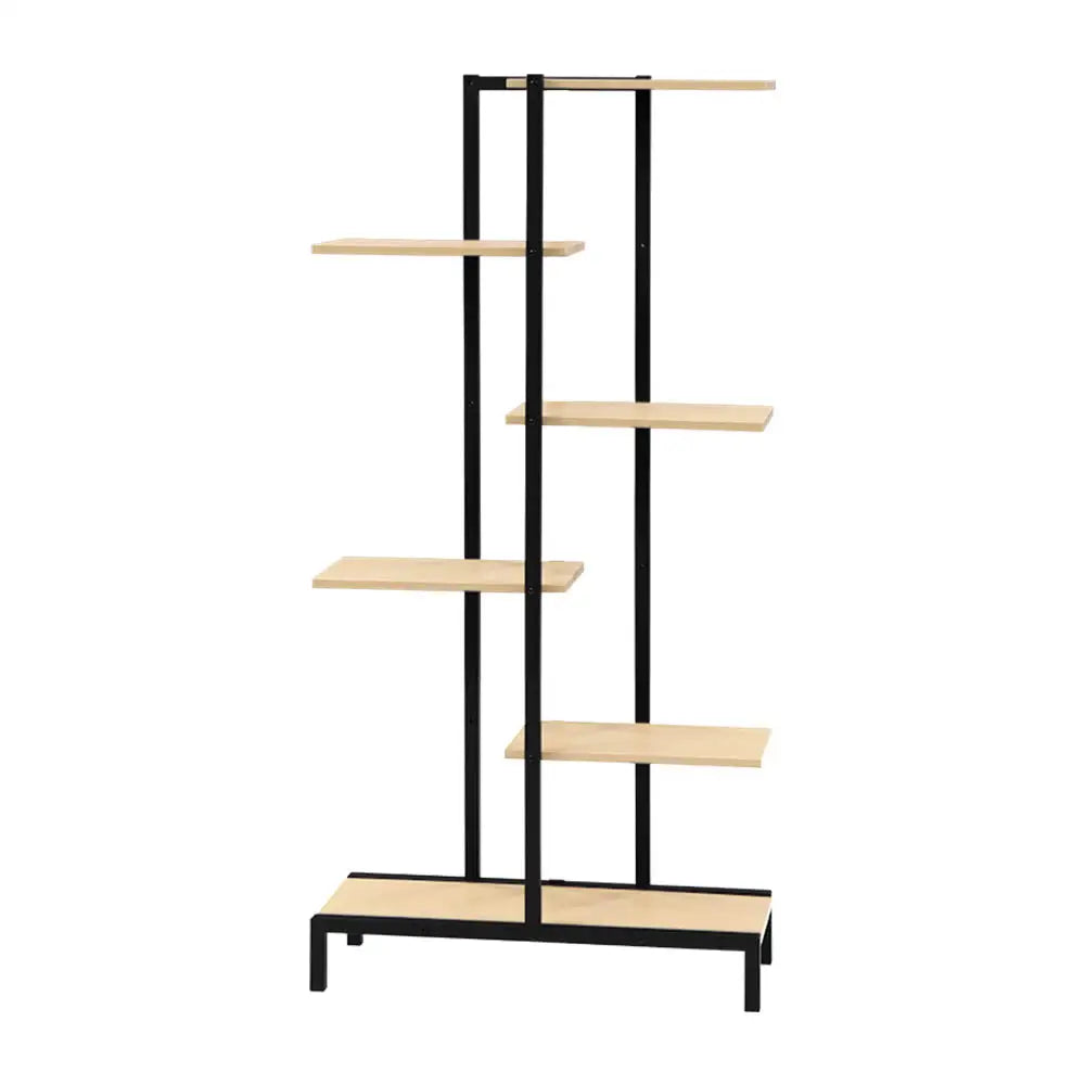 Artiss Plant Stand 6 Tier Metal Zigzag Flower Pot Shelf - Furniture > Outdoor