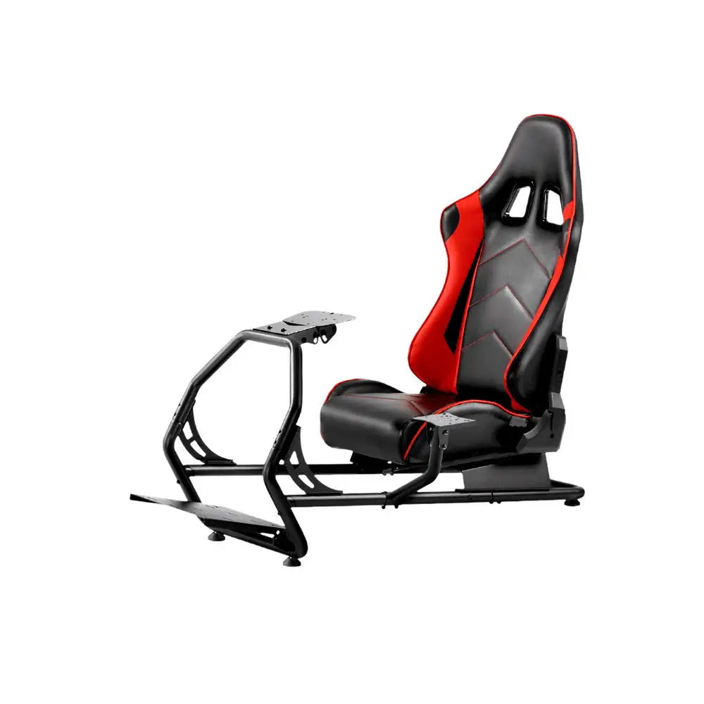 Artiss Racing Simulator Cockpit - Furniture > Bar Stools & Chairs > Gaming Chairs