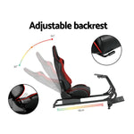 Artiss Racing Simulator Cockpit - Furniture > Bar Stools & Chairs > Gaming Chairs