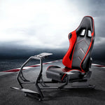 Artiss Racing Simulator Cockpit - Furniture > Bar Stools & Chairs > Gaming Chairs