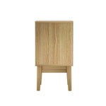 Artiss Rattan Bedside Table 1 Drawer with Shelf - REI Oak - Furniture > Bedroom