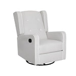 Artiss Recliner Armchair 360° Swivel Grey Fabric - Furniture > Bar Stools & Chairs