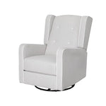 Artiss Recliner Armchair 360° Swivel Grey Fabric - Furniture > Bar Stools & Chairs