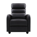 Artiss Recliner Armchair Brown Faux Leather Bolivia - Furniture > Living Room