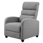 Artiss Recliner Armchair Grey Fabric Bolivia - Furniture > Living Room