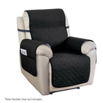 Artiss Recliner Chair Cover 100% Water Resistant Black - Furniture > Bar Stools & Chairs > Table & Bar Stools