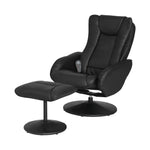 Artiss Recliner Chair Electric Heated Massage Chairs Faux Leather Cobble - Furniture > Bar Stools & Chairs