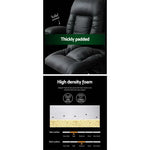 Artiss Recliner Chair Electric Heated Massage Chairs Faux Leather Cabin - Furniture > Living Room