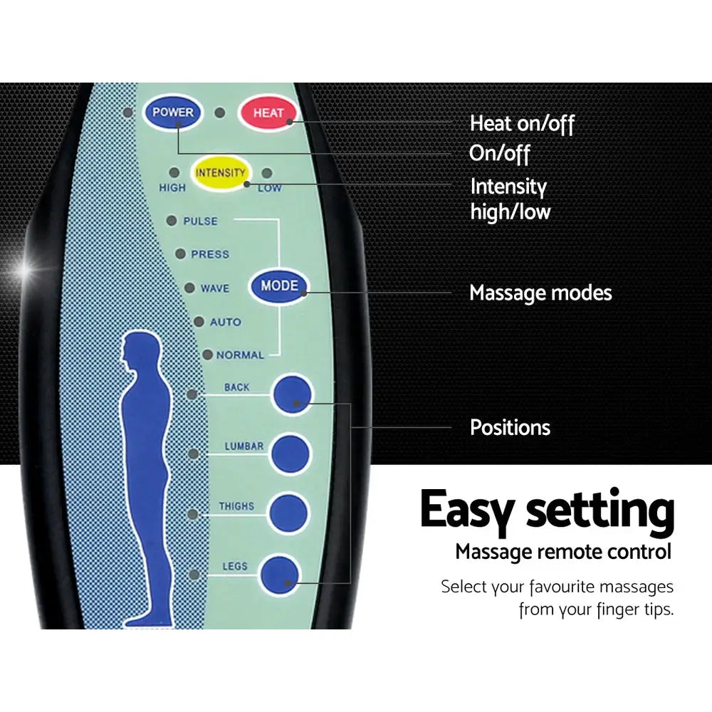 Artiss Recliner Chair Lift Assist Heated Massage Chair Velvet Rukwa - Health & Beauty > Massage