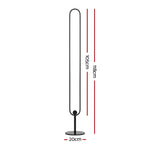 Artiss RGB LED Floor Lamp Remote Control Corner Light Stand Gaming Room 118CM - Home & Garden > Lighting > Floor Lamps