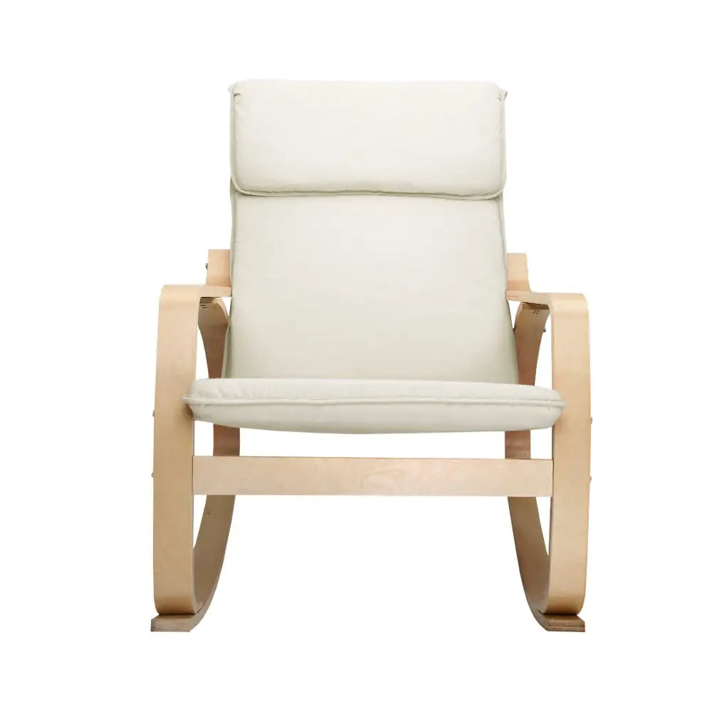 Artiss Rocking Armchair Bentwood Frame Aero - Furniture > Living Room