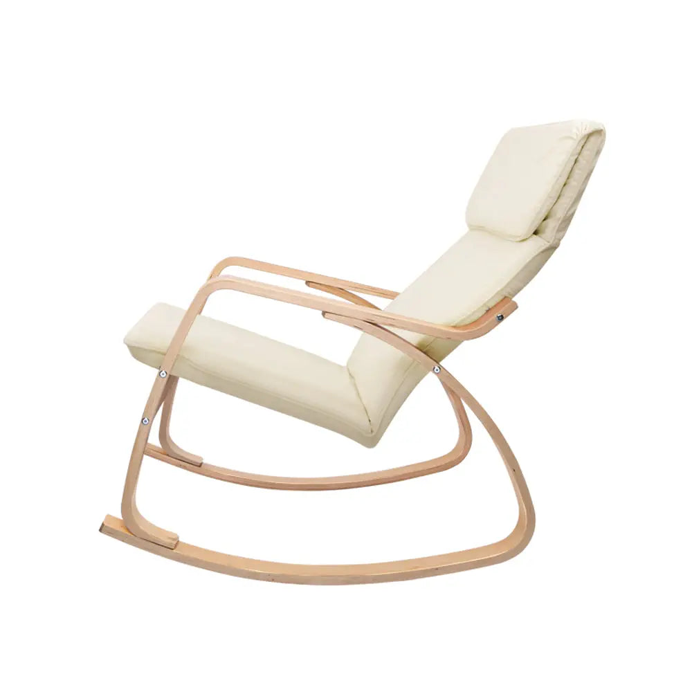 Artiss Rocking Armchair Bentwood Frame Aero - Furniture > Living Room