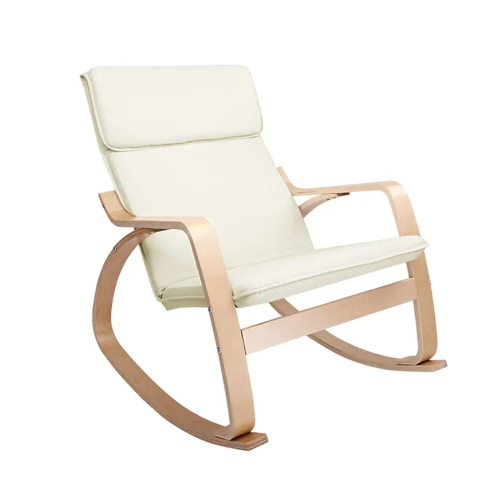 Artiss Rocking Armchair Bentwood Frame Aero - Furniture > Living Room