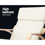 Artiss Rocking Armchair Bentwood Frame Aero - Furniture > Living Room