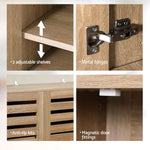 Artiss Shoe Cabinet 30 Pairs Adjustable Shelf - Home & Garden > Storage