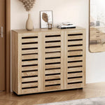 Artiss Shoe Cabinet 30 Pairs Adjustable Shelf - Home & Garden > Storage