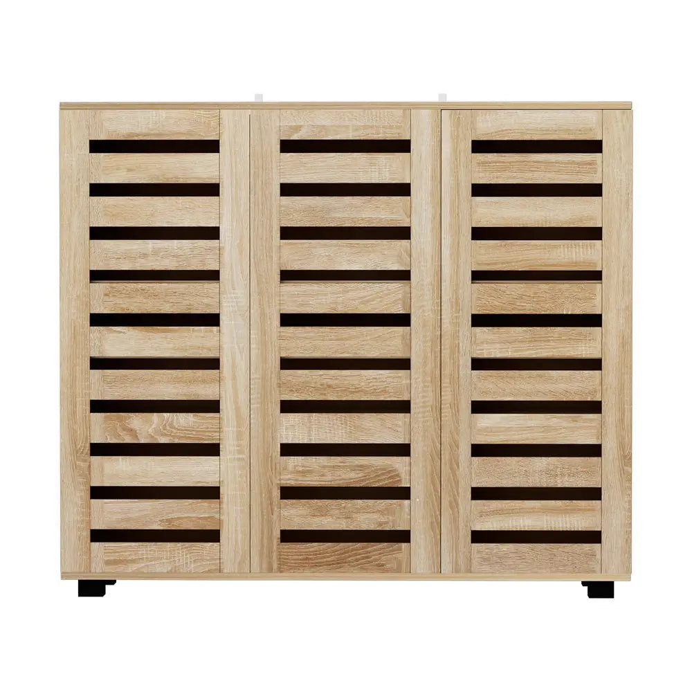 Artiss Shoe Cabinet 30 Pairs Adjustable Shelf - Home & Garden > Storage