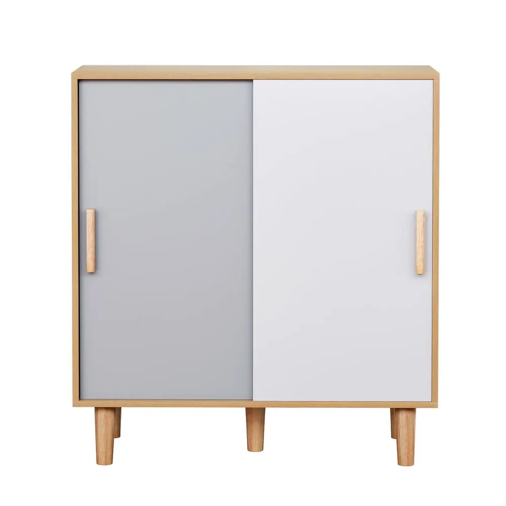 Artiss Shoe Cabinet 30 Pairs Sliding Doors - Home & Garden > Storage > Clothing & Wardrobe Storage