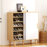 Artiss Shoe Cabinet 30 Pairs Sliding Doors - Home & Garden > Storage > Clothing & Wardrobe Storage