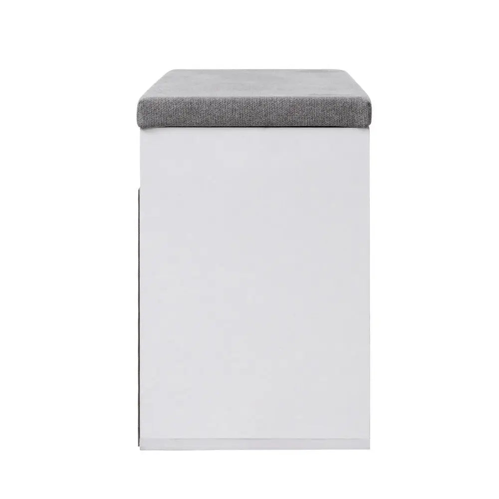 Artiss Shoe Cabinet Bench Shoes Organiser Storage Rack Shelf White Cupboard Box - Furniture > Living Room