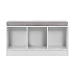 Artiss Shoe Cabinet Bench Shoes Organiser Storage Rack Shelf White Box Seat - Furniture > Living Room