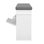Artiss Shoe Cabinet Bench Shoes Storage Rack Organiser Drawer White Shelf 12 Pairs Box - Furniture > Living Room