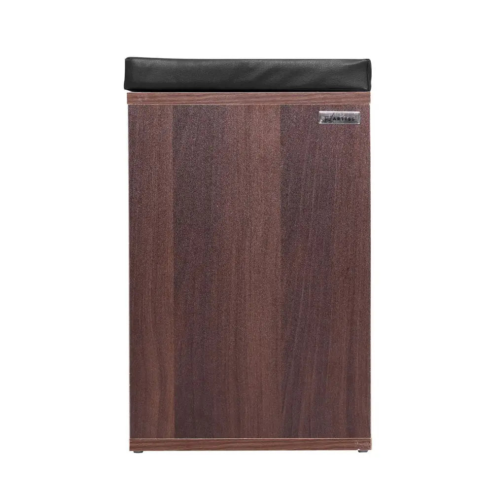 Artiss Shoe Cabinet Bench Shoes Storage Rack Organiser Shelf Cupboard Box Walnut - Furniture > Living Room