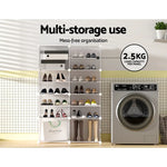 Artiss Shoe Cabinet DIY Storage Cube Shoe Box White Portable Organiser Stand - Home & Garden > Storage