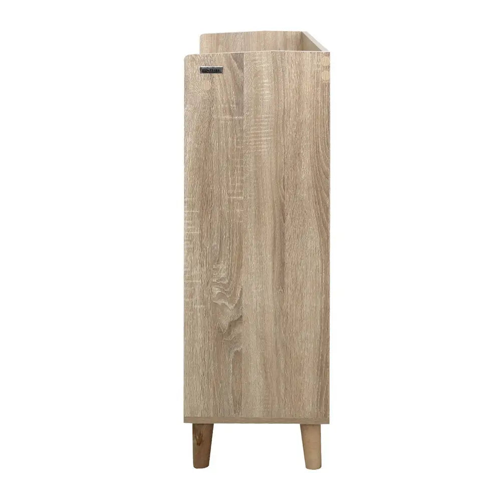 Artiss Shoe Cabinet Shoes Storage Rack 120cm Organiser Drawer Cupboard Wood - Furniture > Living Room