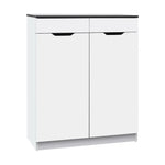 Artiss Shoe Cabinet Shoes Storage Rack High Gloss Organiser Cupboard White - Furniture > Living Room