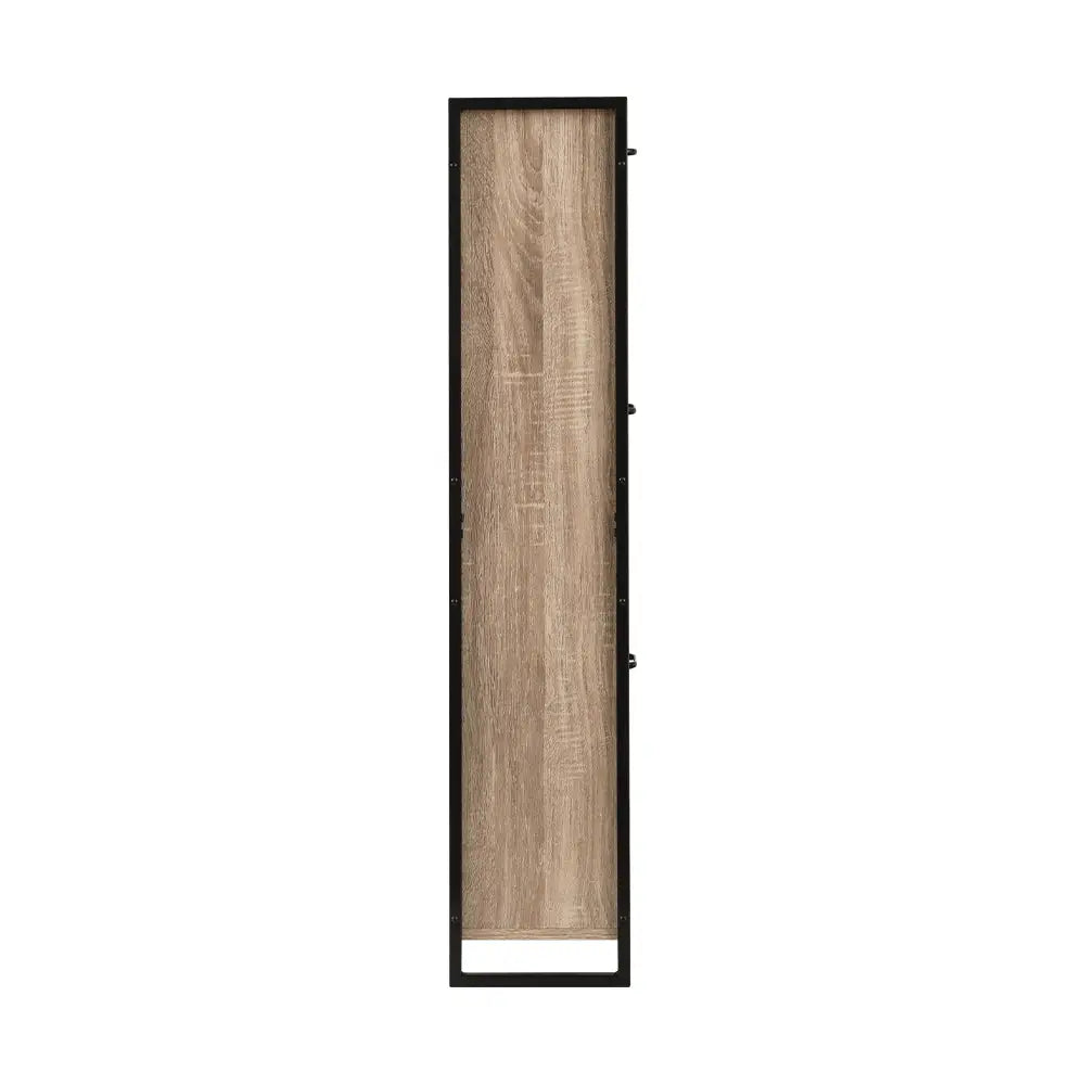Artiss Shoe Cabinet Shoes Storage Rack Wooden Organiser Up to 24 Pairs Shelf Cupboard Metal Frame - Furniture > Living
