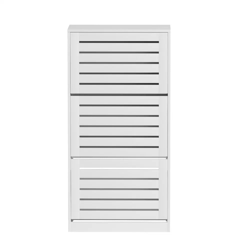 Artiss Shoe Cabinet Storage Drawer 45 Pairs White - Furniture > Living Room > Shoe Storage