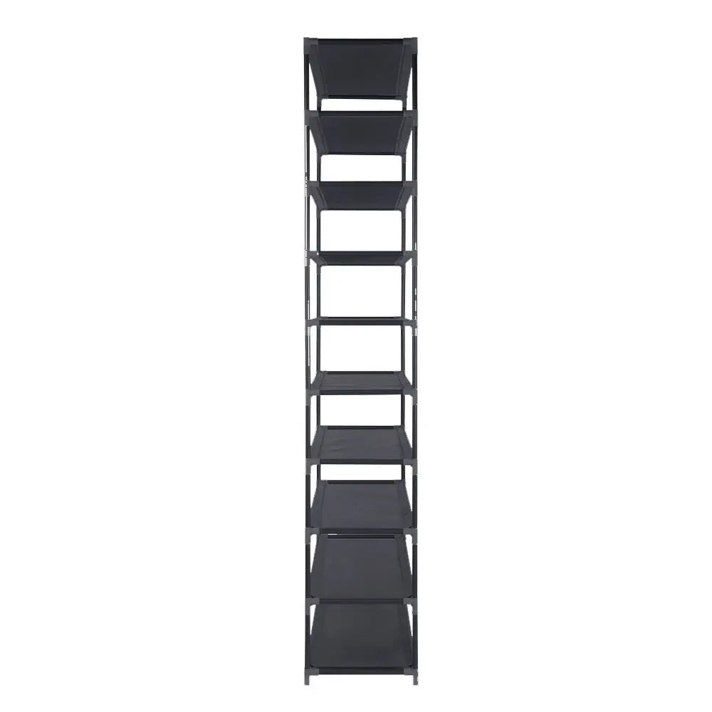 Artiss Shoe Rack 10-Tier (50 Pair) Shoes Organiser DIY Stackable Organizer Storage Shelf Stand Holder Portable Wardrobe