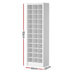 Artiss Shoe Rack 12-tier 36 Pairs Storage White - Furniture > Living Room > Shoe Storage