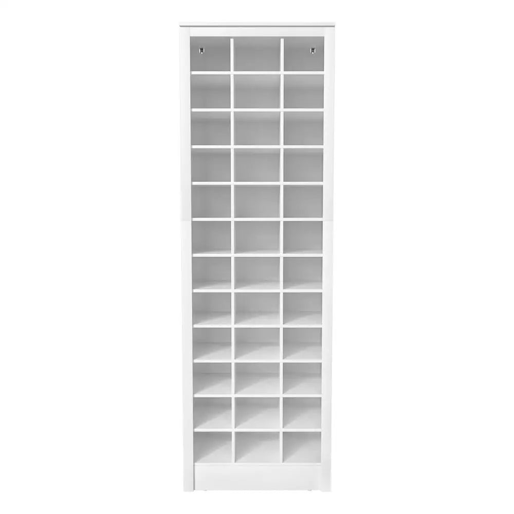 Artiss Shoe Rack 12-tier 36 Pairs Storage White - Furniture > Living Room > Shoe Storage