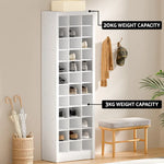 Artiss Shoe Rack 12-tier 36 Pairs Storage White - Furniture > Living Room > Shoe Storage