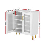 Artiss Shoe Rack 5-tier 20 Pairs Storage LED Light - Furniture > Living Room > Shoe Storage