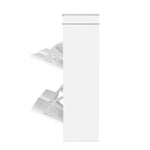 Artiss Shoe Rack Cabinet 16 Pairs 4-tier White Paul - Furniture > Living Room > Shoe Storage