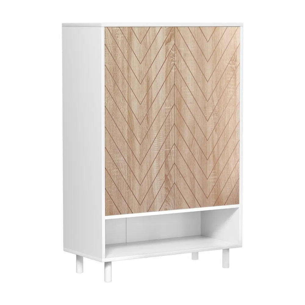 Artiss Shoe Rack Cabinet 24 Pairs 6-tier White - Furniture > Living Room > Shoe Storage