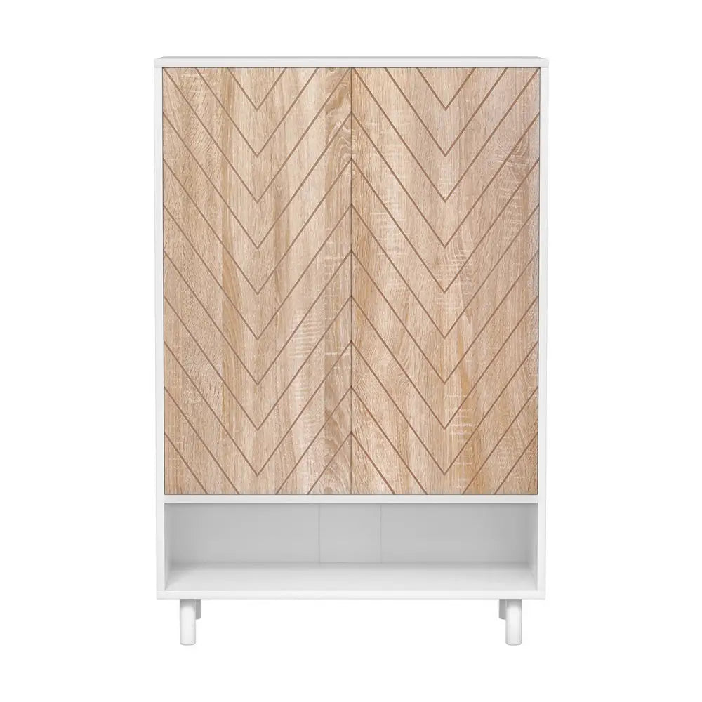 Artiss Shoe Rack Cabinet 24 Pairs 6-tier White - Furniture > Living Room > Shoe Storage
