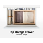 Artiss Shoe Rack Cabinet 24 Pairs White Luna - Furniture > Living Room > Shoe Storage