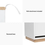 Artiss Shoe Rack Cabinet 3-Tier 45 Pairs White - Furniture > Living Room > Shoe Storage