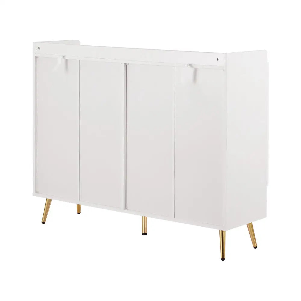 Artiss Shoe Rack Cabinet 5 Tiers 30 Pairs White - Furniture > Living Room > Shoe Storage