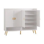 Artiss Shoe Rack Cabinet 5 Tiers 30 Pairs White - Furniture > Living Room > Shoe Storage