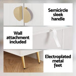 Artiss Shoe Rack Cabinet 5 Tiers 30 Pairs White - Furniture > Living Room > Shoe Storage