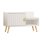 Artiss Shoe Rack Cabinet Bench 6 Pairs White - Furniture > Living Room > Shoe Storage