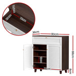 Artiss Shoe Rack Cabinet Shoes Storage Drawer 16 Pairs - Furniture > Living Room > Shoe Storage