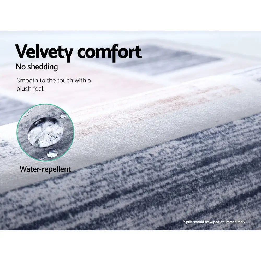 Artiss Short Pile Floor Rug 200x290cm Oblo - Home & Garden > Rugs